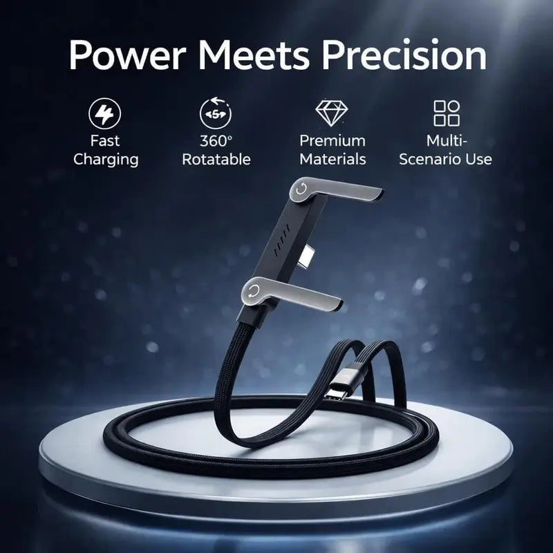 Invisible Stand Type-C Charger Cable